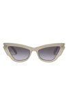 Le Specs Lost Days Cat Eye Sunglasses In Pistachio