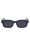 Le Specs Recarmito Rectangular Sunglasses In Black