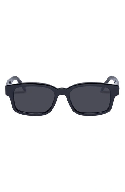 Le Specs Recarmito Rectangular Sunglasses In Black