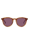 Le Specs Round Sunglasses In Vintage Tort