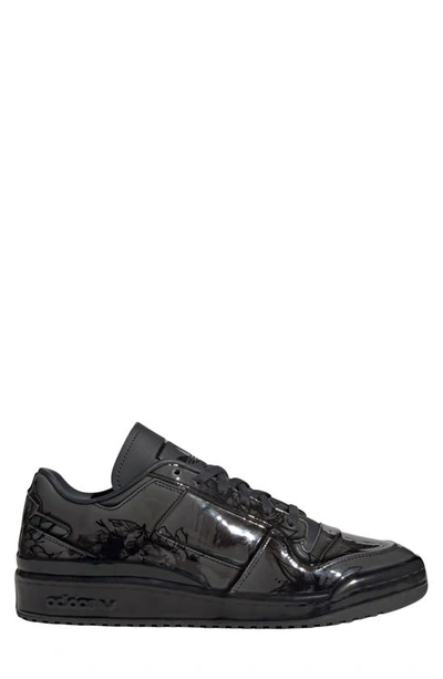 Adidas Originals Forum Sneaker In Black/ Black
