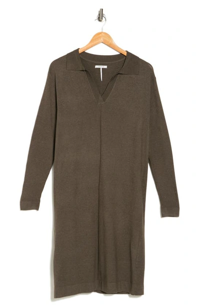 Stitchdrop Saguaro Lake Long Sleeve Dress In Forage