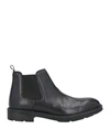 Antica Calzoleria Campana Man Ankle Boots Black Size 12 Soft Leather In Grey