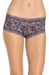 Hanky Panky Cross Dyed Boyshorts In Navy/ Pink