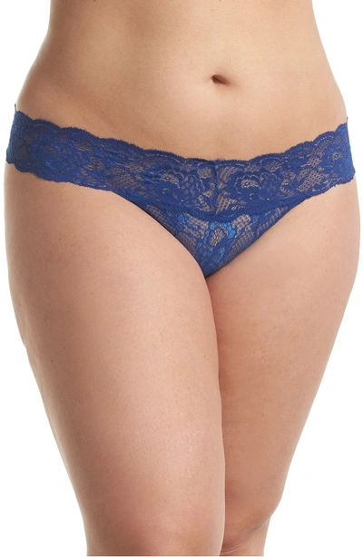 Cosabella 'never Say Never Cutie' Thong In Marine Blue