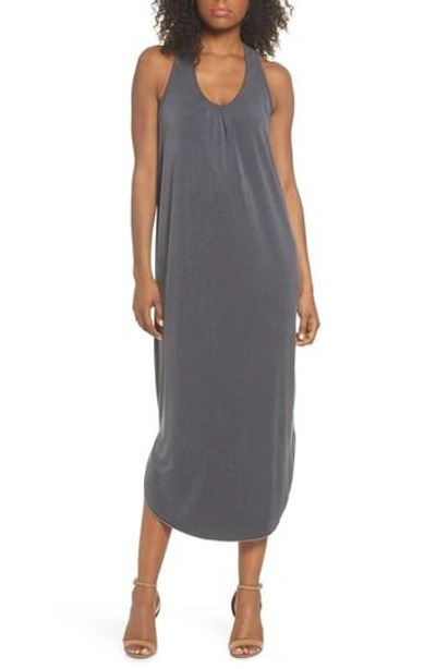 Knot Sisters Delancy Tank Dress In Charcoal