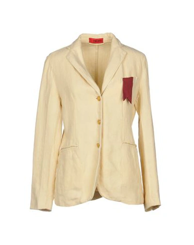 The Gigi Sartorial Jacket In Light Yellow