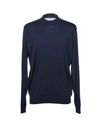 John Smedley Turtlenecks In Dark Blue