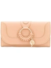 See By Chloé Hana Continental Wallet In Neutrals