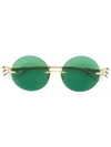 Anna-karin Karlsson The Claw And The Nest Sunglasses In Green