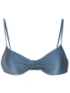 Lygia & Nanny Cassis Bikini Top In Blue