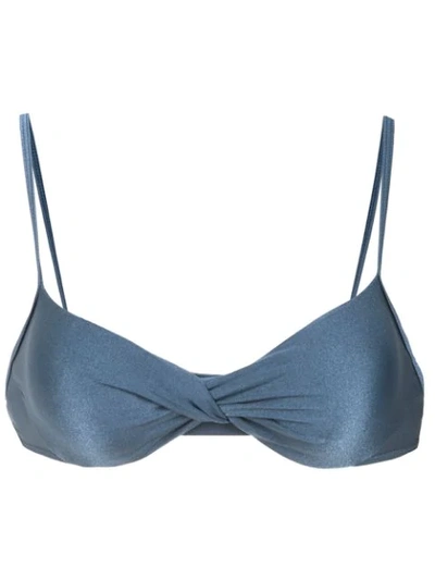 Lygia & Nanny Cassis Bikini Top In Blue