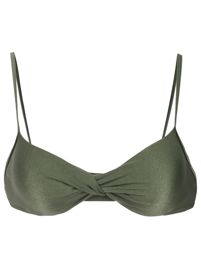 Lygia & Nanny Cassis Bikini Top In Green