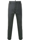 Dsquared2 Cropped Tailored Trousers - Grey