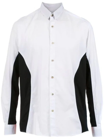 À La Garçonne Panelled Shirt - White