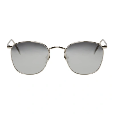 Linda Farrow Luxe Silver 479 C2 Sunglasses In White Gold