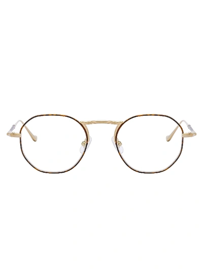 Matsuda Classic Glasses In Brushed Gold