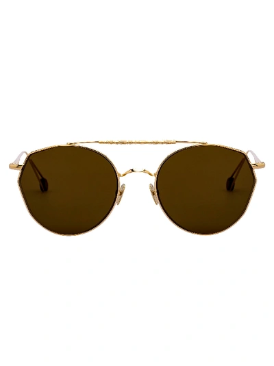 Ahlem Place Carre Sunglasses In Champagne