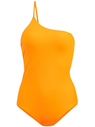 Alix Single Strap Swimsuit - Yellow & Orange