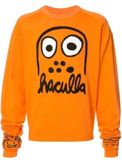 Haculla Logo Print Sweatshirt In Orange