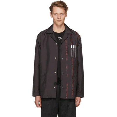 Adidas Originals By Alexander Wang Black Coach Jacket In Cz8319