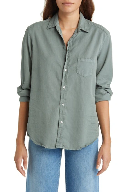 Frank & Eileen Eileen Relaxed Button-up Shirt In Thyme Famous Denim