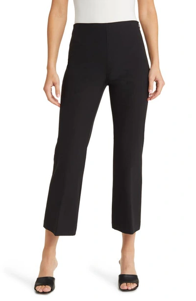 Theory Straight Leg Trousers In Black