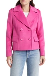 Sam Edelman Wool Blend Peacoat In Pink