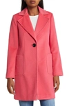 Sam Edelman Wool Blend Blazer Coat In Rose Quartz