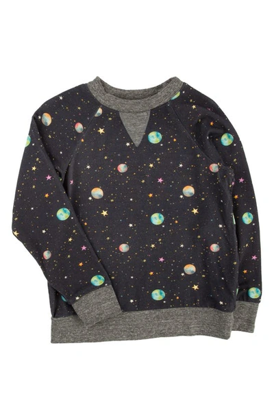 Miki Miette Kids' Iggy Galaxy Graphic Sweatshirt In Space