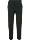 Proenza Schouler Carrot Twill Tapered Pants In Black