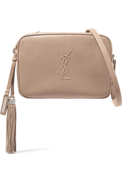 Saint Laurent Lou Camera Bag In Smooth Leather In Beige | ModeSens