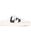 Senso Heelless Slide-on Sneakers In White