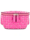 Valentino Garavani Valentino - Rockstud Spike Quilted Leather Belt Bag - Womens - Pink