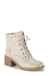 Baretraps Allister Faux Leather Combat Boot In Milkyway