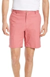 Peter Millar Soft Touch Stretch Twill Shorts In Cape Red