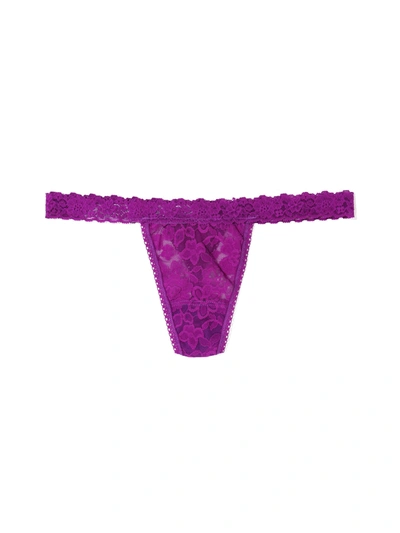 Hanky Panky Daily Lace™ G-string Purple In Multicolor