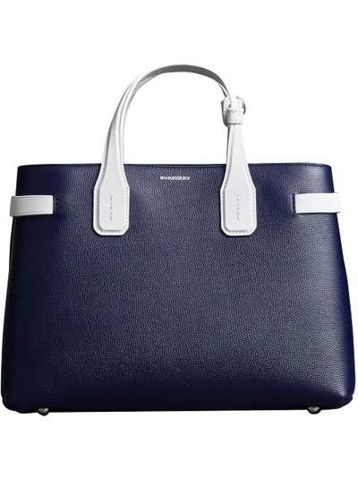 Burberry The Medium Banner In Two-tone - Blue