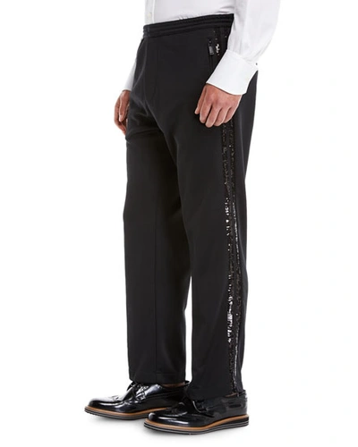 Dsquared2 Sequin Side-striped Track Pants