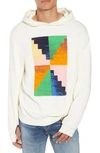 Frame Pyramid Graphic Hoodie Sweatshirt In Off White