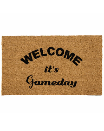 Shiraleah "welcome It's Gameday" Doormat In Brown