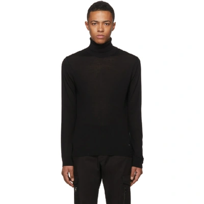 Dsquared2 Men's Wool Turtleneck Sweater In Black