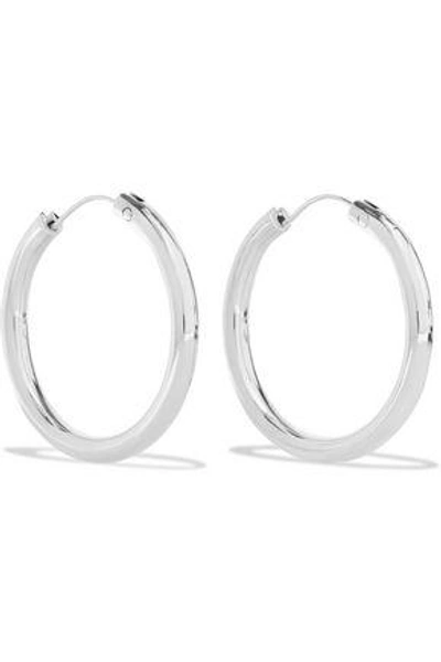 Elizabeth And James Woman Silver-tone Hoop Earrings Silver