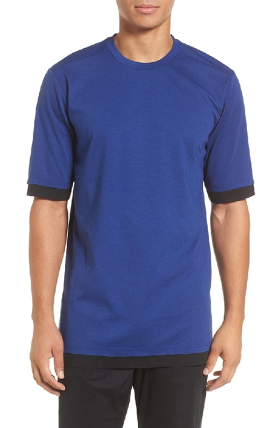 Nike Sportswear Tech T-shirt In Deep Royal Blue/ Black