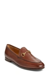 Gucci 'jordaan' Loafer In Cocoa Leather