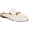 Tory Burch Women's Amelia Leather Apron Toe Loafer Mules In Perfect Ivory