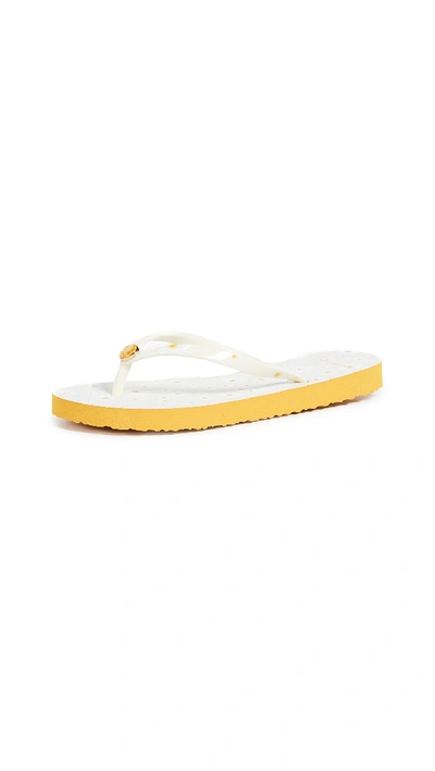 Tory Burch Printed Thin Flip Flops In Daisy/combo B/daisy