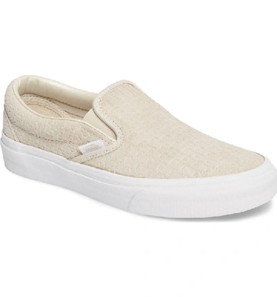 Vans birch true white slip outlet on