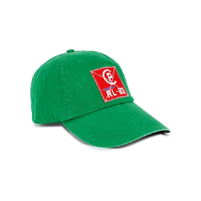 Polo Ralph Lauren Cp-93 Green Appliquéd Cottton Cap | ModeSens