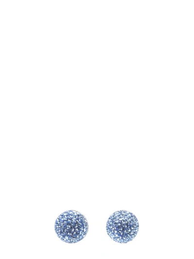 Marc Jacobs Circle Studs Earrings In Argento